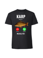Męska koszulka  z nadrukiem – KARP DZWONI v1 - obrazek 7