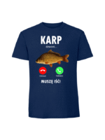 Męska koszulka  z nadrukiem – KARP DZWONI v1 - obrazek 6