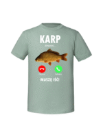 Męska koszulka  z nadrukiem – KARP DZWONI v1 - obrazek 5