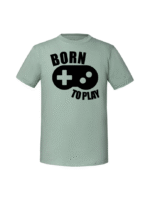 Męska koszulka  z nadrukiem – Born to play