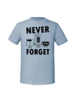 Męska koszulka  z nadrukiem – Never forget - obrazek 5