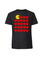 Męska koszulka  z nadrukiem – SERCA PACMAN - obrazek 8