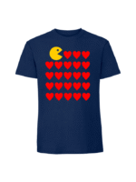 Męska koszulka  z nadrukiem – SERCA PACMAN - obrazek 4