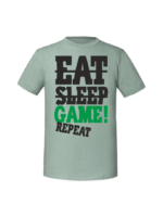 Męska koszulka  z nadrukiem – EAT SLEEP GAME REPEAT