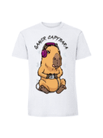 Męska koszulka  z nadrukiem – GAMER CAPYBARA - obrazek 5