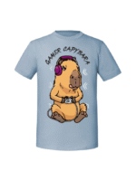 Męska koszulka  z nadrukiem – GAMER CAPYBARA - obrazek 4