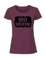 Damska koszulka  z nadrukiem – Best SISTER