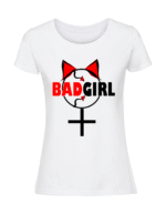 Damska koszulka  z nadrukiem – bad girl