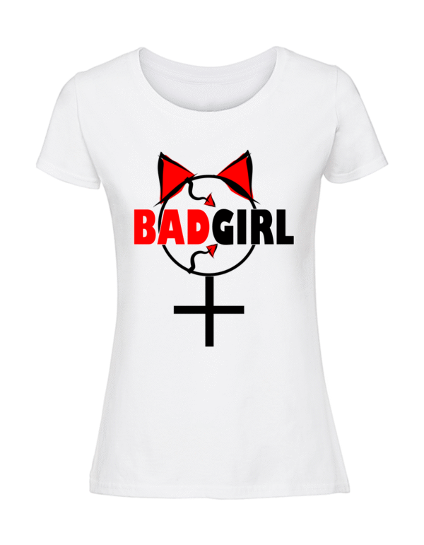 Damska koszulka  z nadrukiem – bad girl