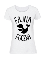 Damska koszulka  z nadrukiem – Fajna foczka