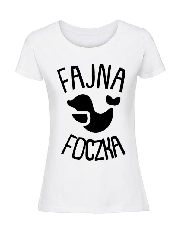 Damska koszulka  z nadrukiem – Fajna foczka