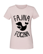 Damska koszulka  z nadrukiem – Fajna foczka - obrazek 3