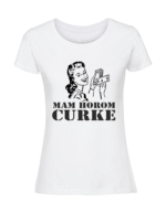 Damska koszulka  z nadrukiem – MAM-HOROM-CURKE v2 - obrazek 3