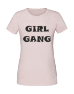 Damska koszulka  z nadrukiem – GIRL GANG - obrazek 4