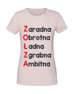 Damska koszulka  z nadrukiem – ZOŁZA - obrazek 4