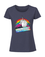 Damska koszulka  z nadrukiem – I_m fucking unicorn - obrazek 6