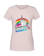 Damska koszulka  z nadrukiem – I_m fucking unicorn