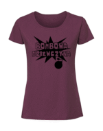 Damska koszulka  z nadrukiem – Bombowa dziewczyna - obrazek 4