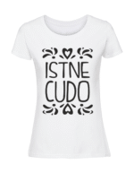 Damska koszulka  z nadrukiem – Istne cudo - obrazek 4
