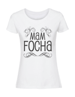 Damska koszulka  z nadrukiem – MAM FOCHA - obrazek 4