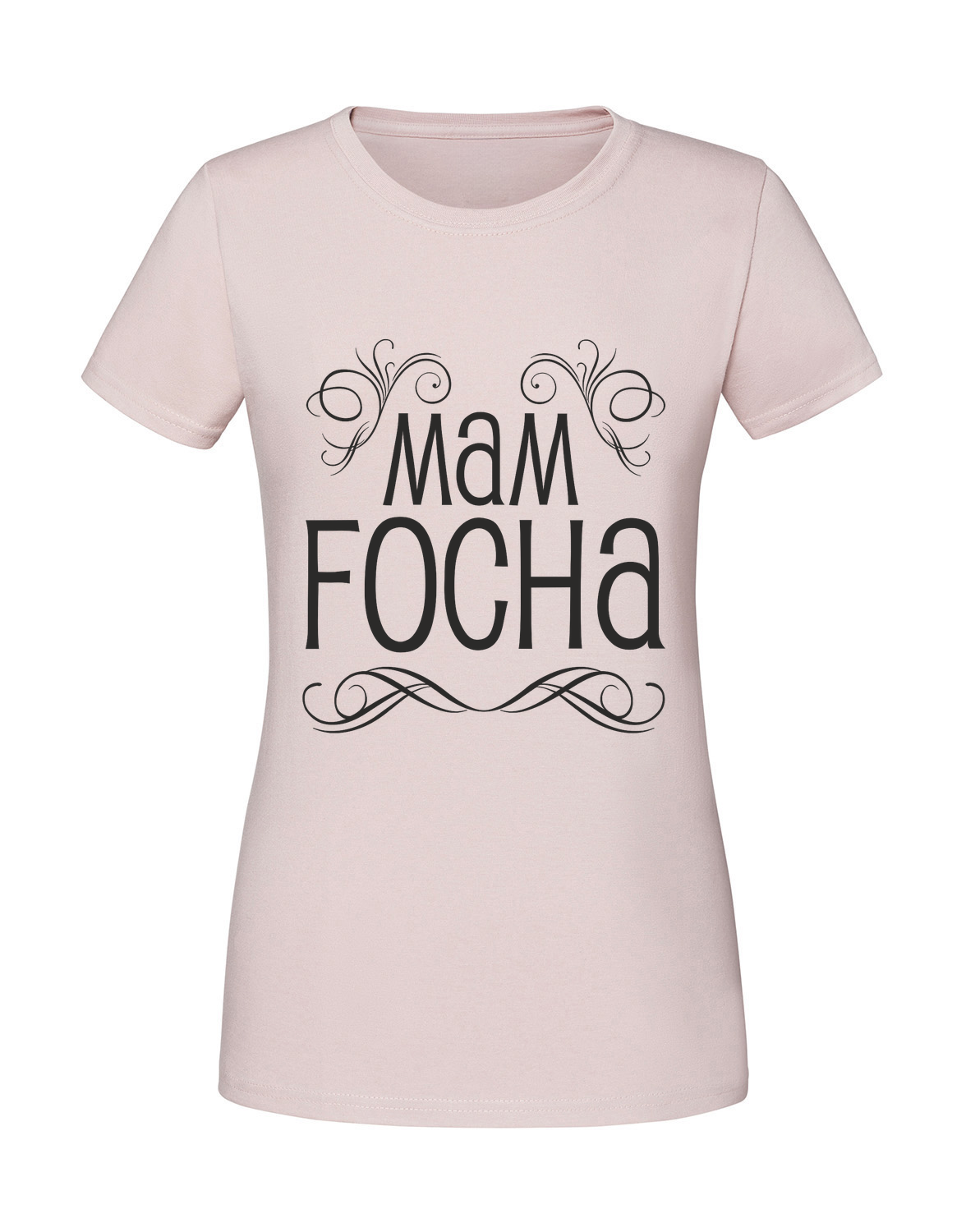 HH00080_pudrowy_roz.png Damska koszulka z nadrukiem – MAM FOCHA - obrazek 1