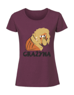Damska koszulka  z nadrukiem – grażyna - obrazek 5