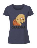 Damska koszulka  z nadrukiem – grażyna - obrazek 4
