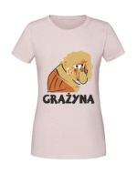 Damska koszulka  z nadrukiem – grażyna