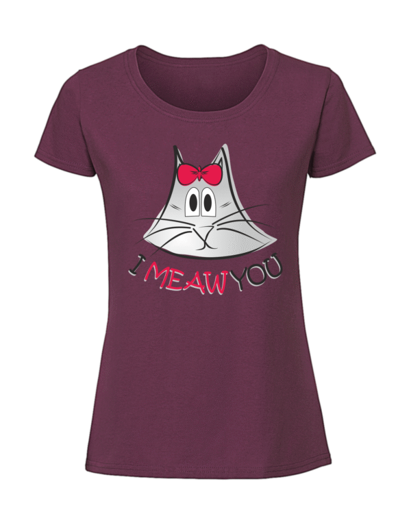 Damska koszulka  z nadrukiem – I meaw You