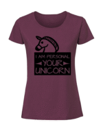Damska koszulka  z nadrukiem – Personal unicorn
