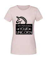 Damska koszulka  z nadrukiem – Personal unicorn - obrazek 3