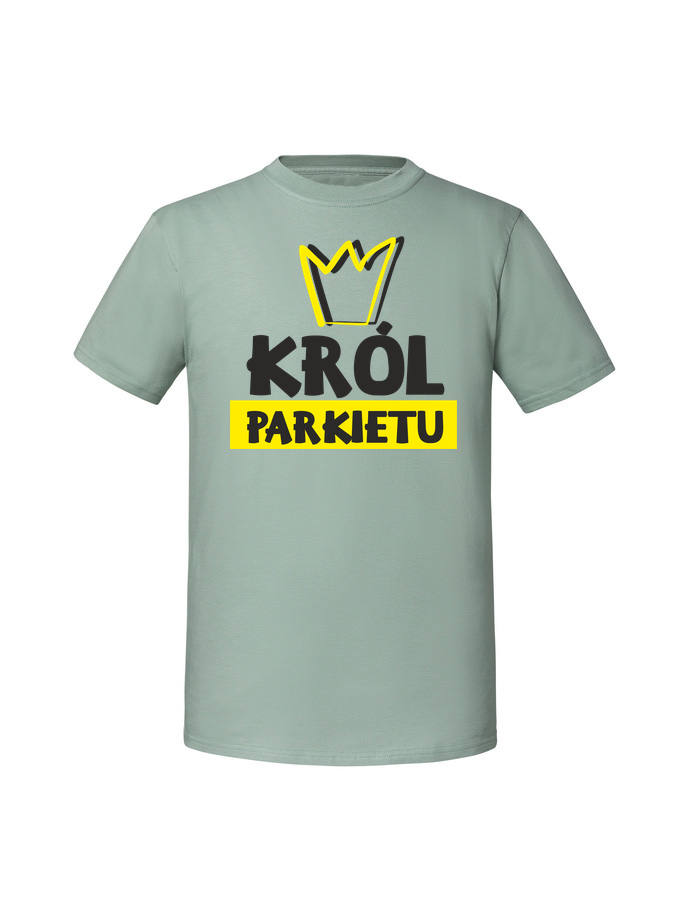 HU00003_mietowa.png Męska koszulka z nadrukiem – król parkietu - obrazek 1