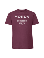 Męska koszulka  z nadrukiem – MORDA-GORSZEGO-SORTU v1 - obrazek 4