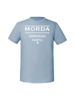 Męska koszulka  z nadrukiem – MORDA-GORSZEGO-SORTU v1