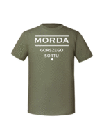 Męska koszulka  z nadrukiem – MORDA-GORSZEGO-SORTU v1 - obrazek 6