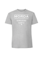 Męska koszulka  z nadrukiem – MORDA-GORSZEGO-SORTU v1 - obrazek 5