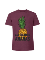 Męska koszulka  z nadrukiem – ALE ZE MNIE ANANAS - obrazek 3