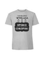 Męska koszulka  z nadrukiem – Tak właśnie wygląda spoko chłopak - obrazek 5