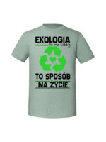 Męska koszulka  z nadrukiem – Ekologia to nie hobby