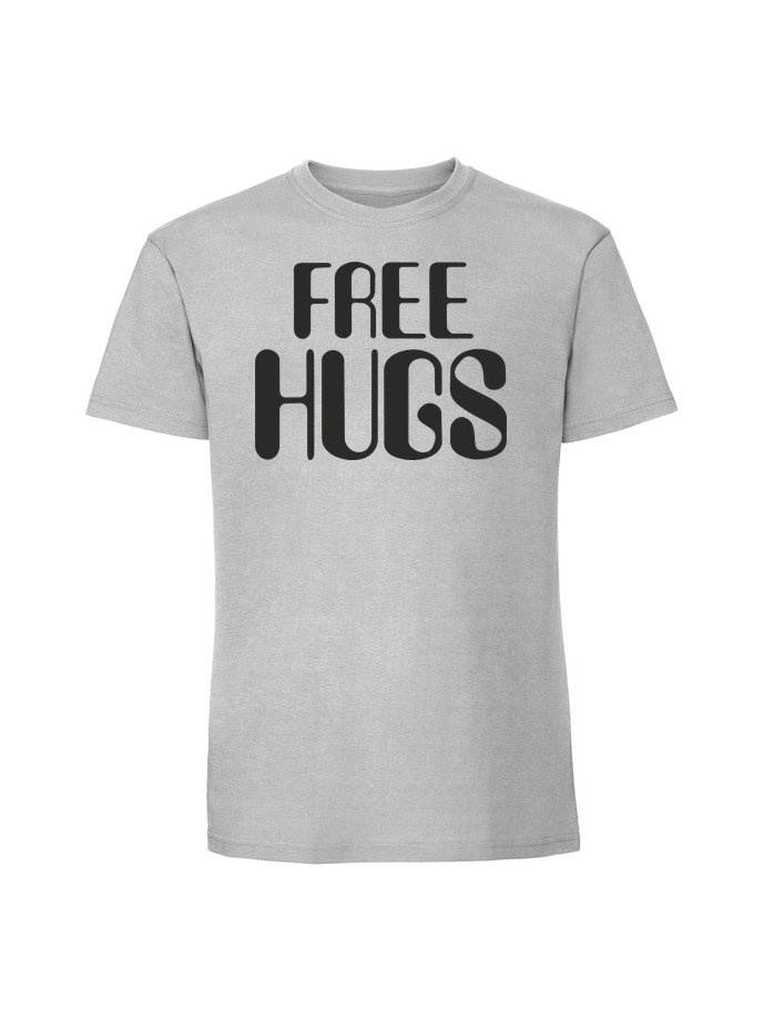 HU00092_pastelowy_szary.png Męska koszulka z nadrukiem – FREE HUGSS - obrazek 4
