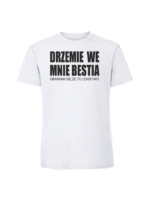 Męska koszulka  z nadrukiem – drzemie we mnie bestia v1 - obrazek 2