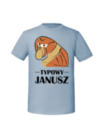 Męska koszulka  z nadrukiem – Typowy Janusz v1