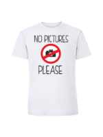 Męska koszulka  z nadrukiem – NO PICTURES PLEASE - obrazek 2