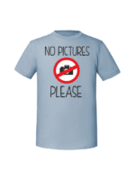 Męska koszulka  z nadrukiem – NO PICTURES PLEASE - obrazek 6