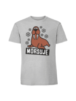 Męska koszulka  z nadrukiem – Morsuję - obrazek 5