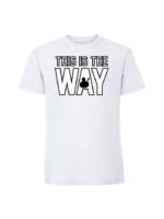 Męska koszulka  z nadrukiem – this is the way - obrazek 3