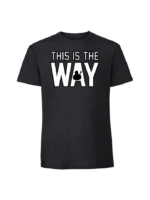 Męska koszulka  z nadrukiem – this is the way - obrazek 5