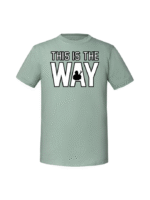Męska koszulka  z nadrukiem – this is the way - obrazek 4