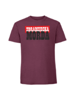 Męska koszulka  z nadrukiem – ZDRADZIECKA MORDA v1 - obrazek 3