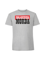 Męska koszulka  z nadrukiem – ZDRADZIECKA MORDA v1 - obrazek 6